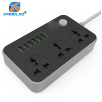uk 3 pins power strip with switch fused multi plug universal outlets usb extender socket network filter socket for phones