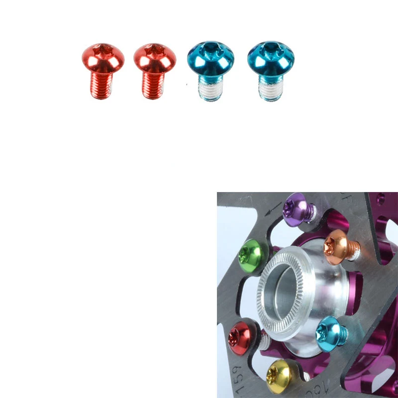 12 шт Велоспорт болт дисковый тормоз ротора болты детали для велосипеда из титана