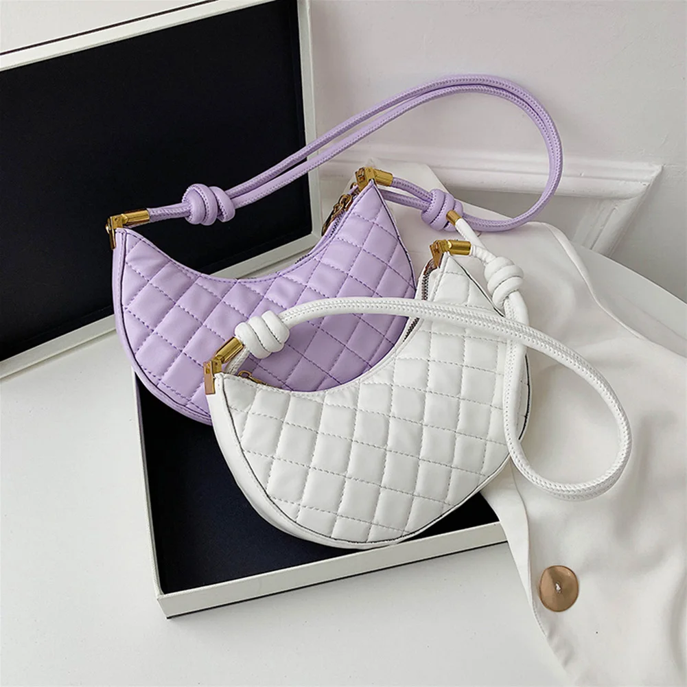 Модные сумки хобо из искусственной кожи для женщин однотонные через плечо с