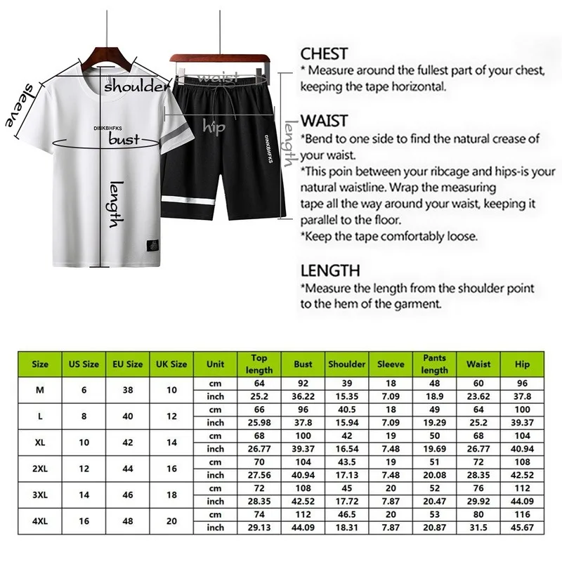 

2021 New Men's T-shirt + Sports Shorts Set Summer Breathable Casual T-shirt Running Set Fashion Harajuku Printed Male Sport Suit