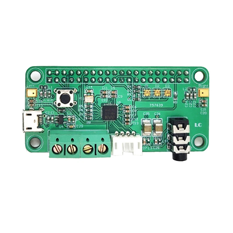 WM8960 Hi-Fi Sound Card HAT for Raspberry Pi Stereo CODEC Play/Record I2S Port Dual Micphone Voice Recognition Board |