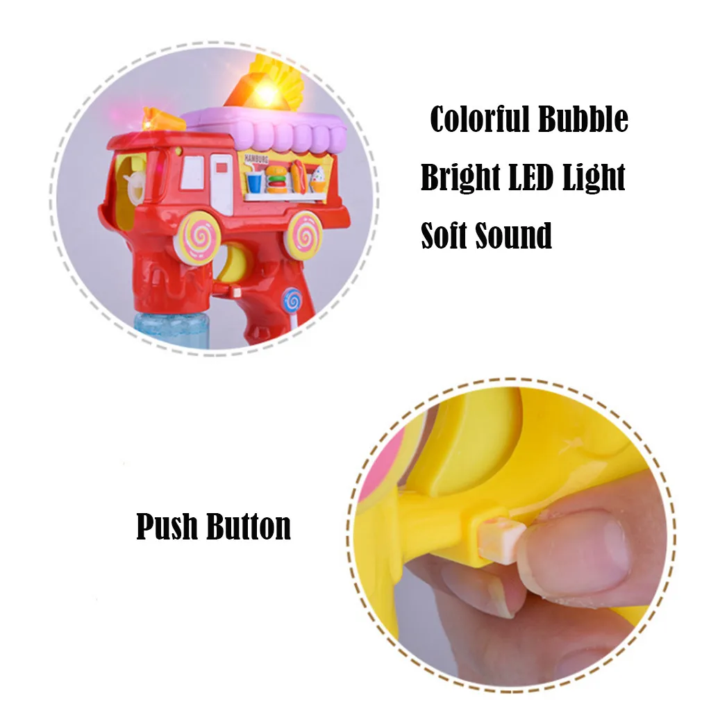 Уличные электрические детские игрушки для детей мультяшное мыло гамбургеров