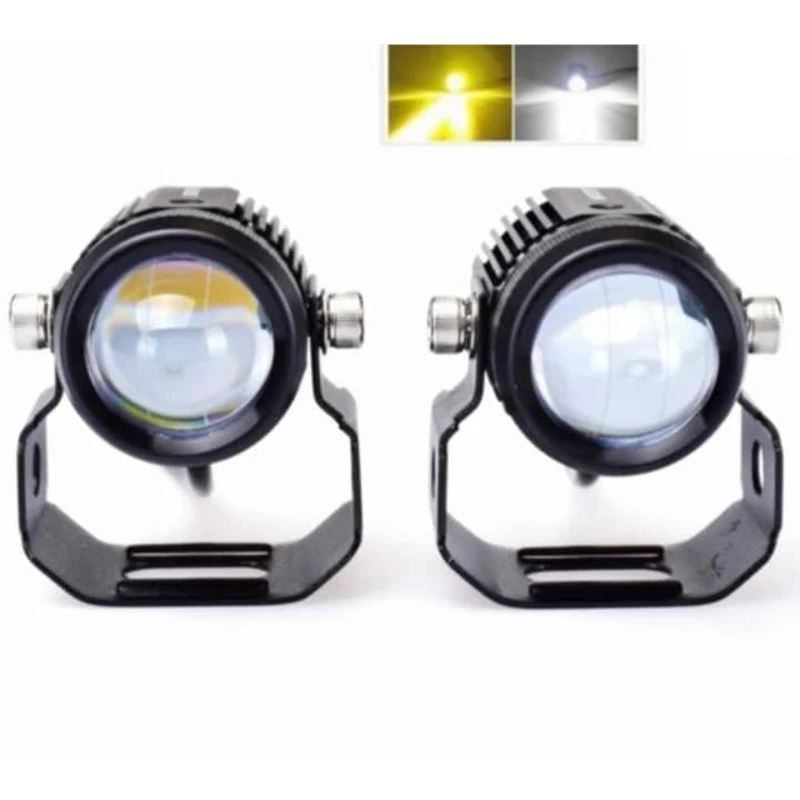 

2Pcs 12V Fish Eye LED Hawkeye Reverse Backup Light DRL Daytime Running Light Signal Bulb Fog Lamp for Motorcycle Car