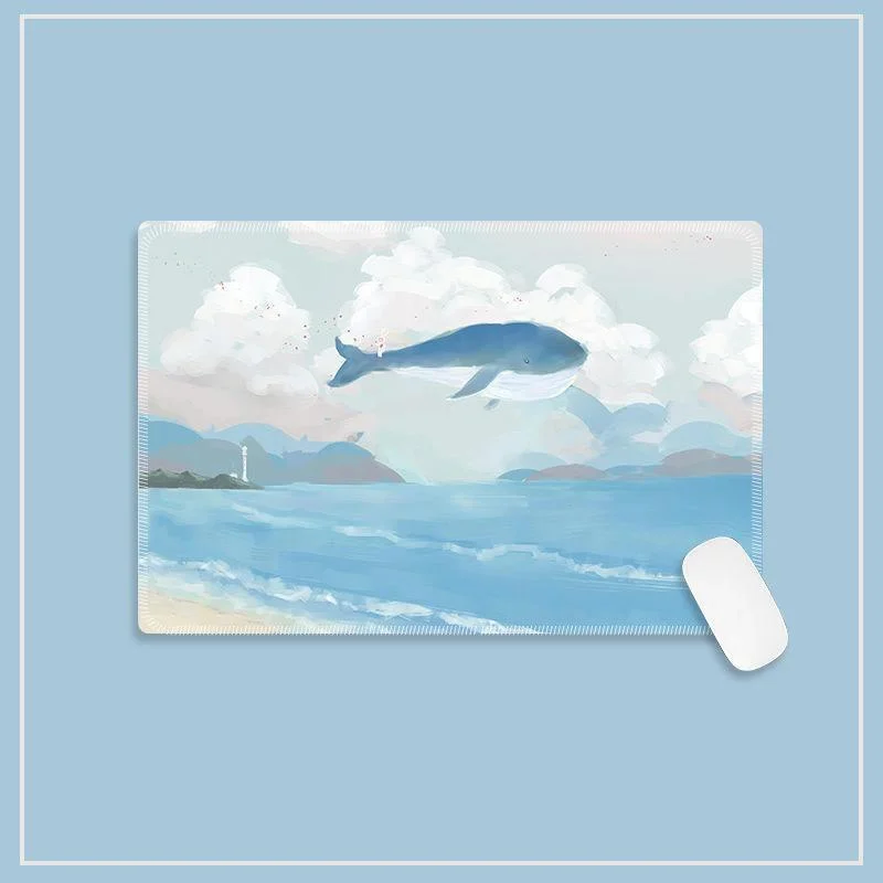 

Gamer Cute Desk Mat Kawaii Mouse Pad Gaming Desk Mats Keyboard Desktop Deskpad for Office Home PC Computer Students 22x18cm