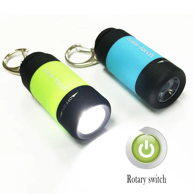 

Мини USB Перезаряжаемый светодиодный фонарик маленький брелок вспышка лампа переносные карманные фонари Батарея для чтения