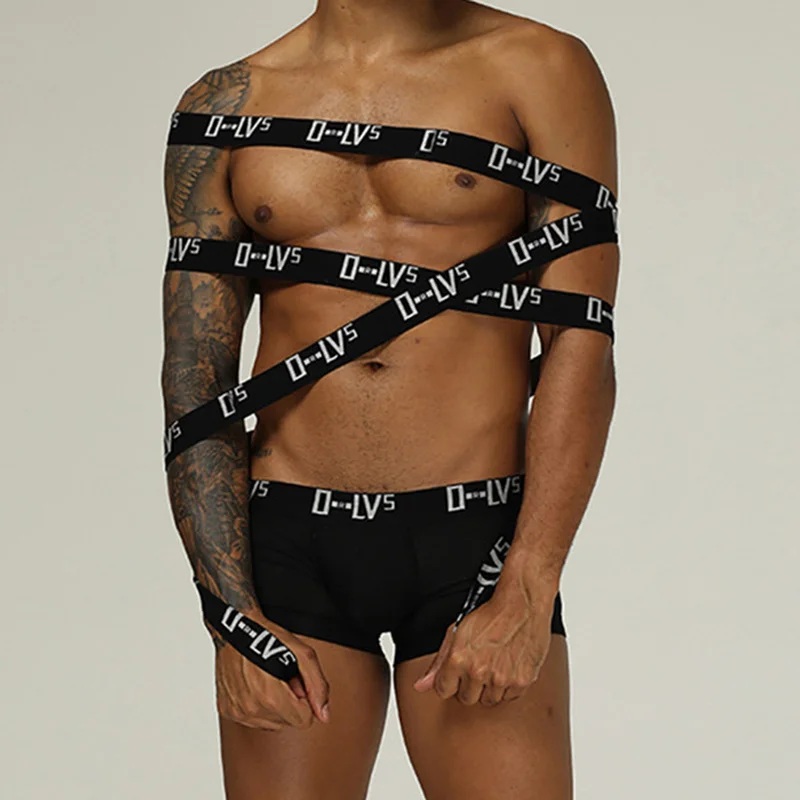 Сексуальное мужское нижнее белье хлопковые мягкие шорты-боксеры бесшовная
