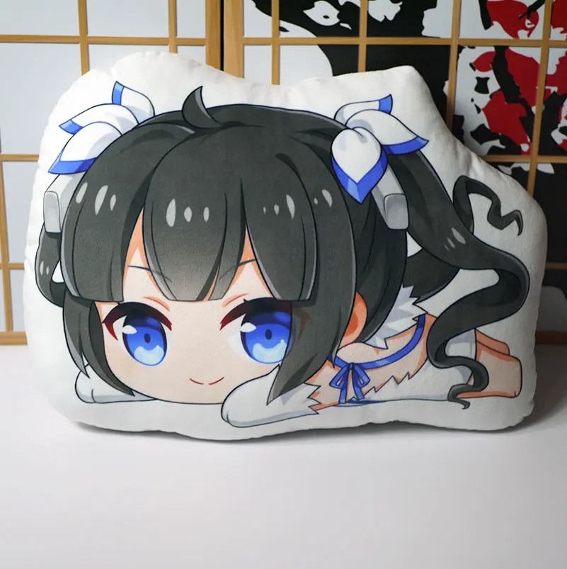 

Is It Wrong to Try to Pick Up Girls in a Dungeon Cosplay Plush Toys Anime Hestia Figure Doll Girl Pillowcase 55*40cm For Gift