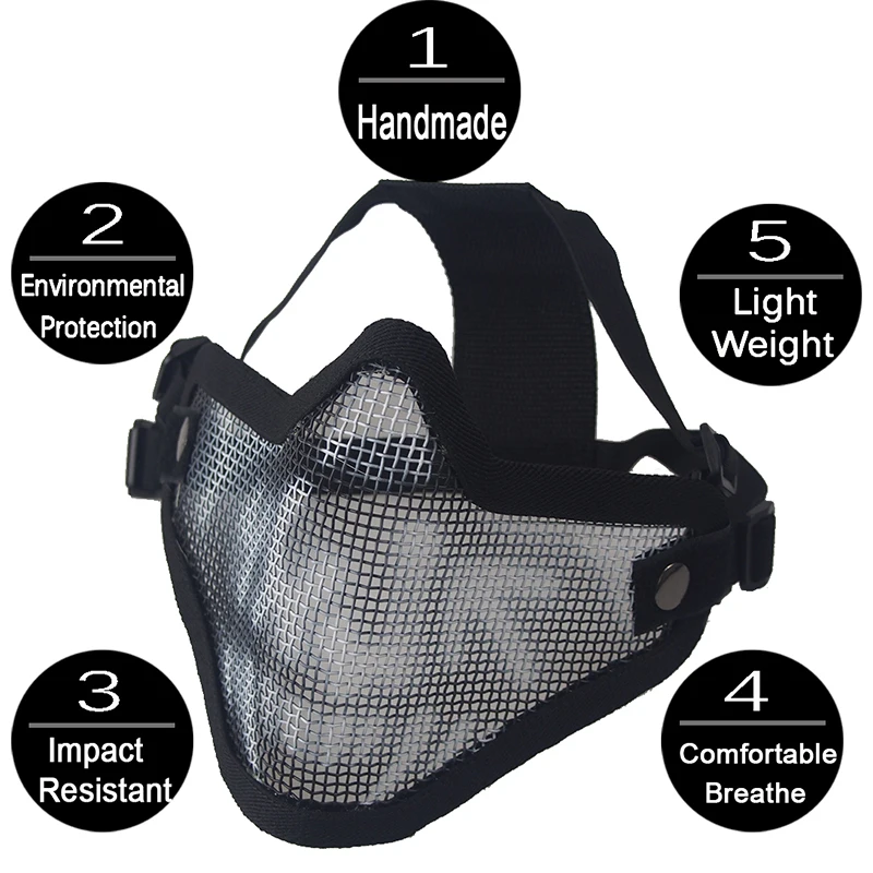 Маска для пейнтбола страйкбола маска улицы езды на велосипеде охоты