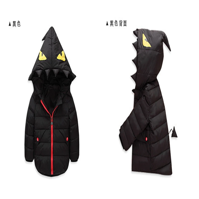 Новинка детская куртка плотное теплое пальто с маленьким монстром стильная