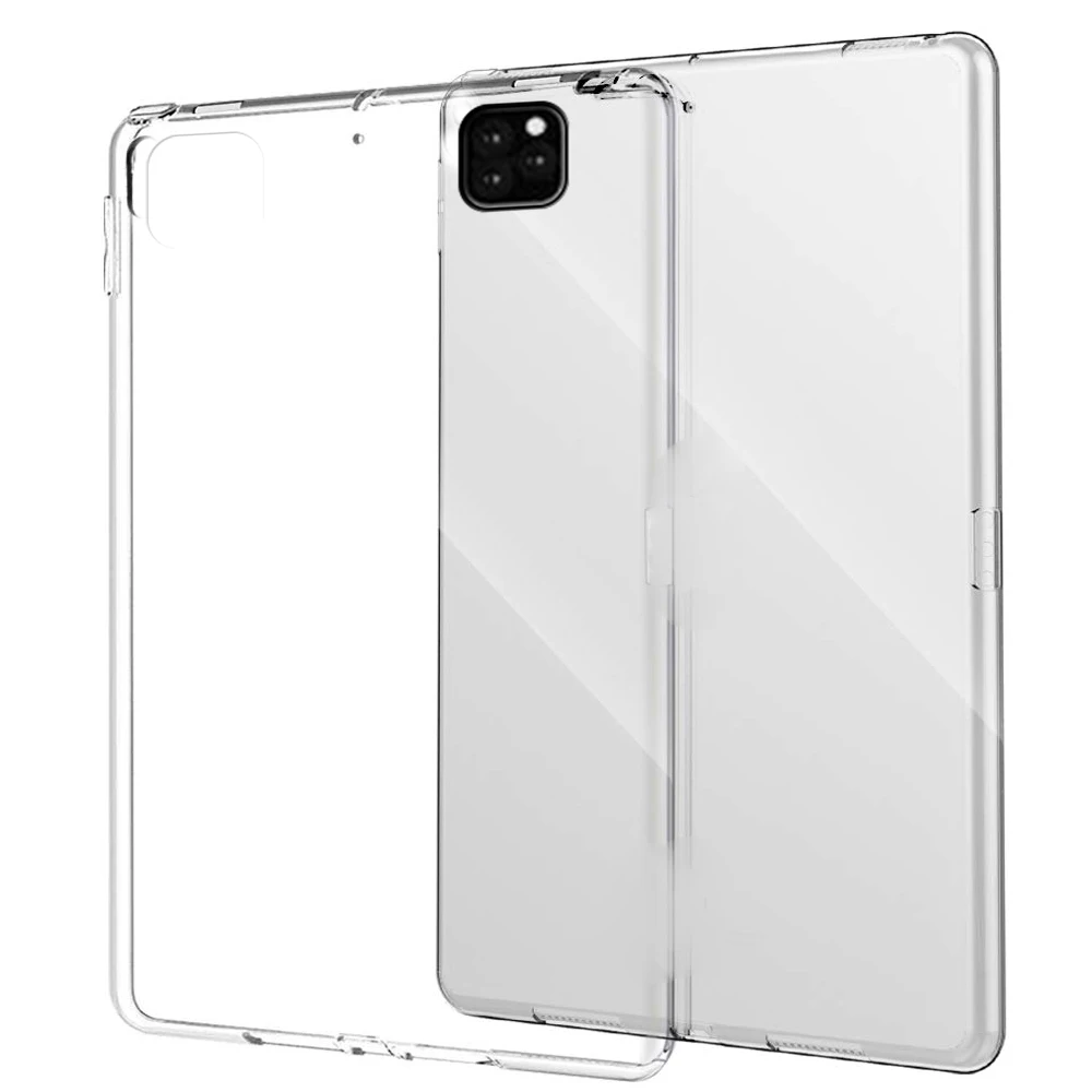 Для Apple iPad Pro 11 дюймов 2020 чехол прозрачный мягкий TPU против царапин Прозрачный для