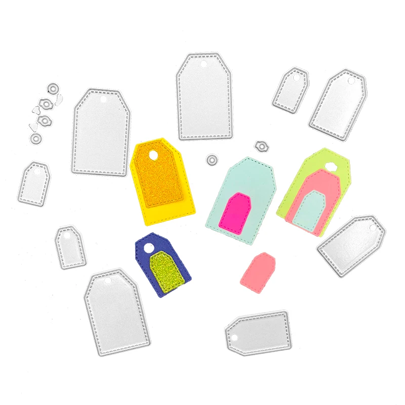 Набор бирок форма для ножа резки металла набор серебряных форм рукоделия