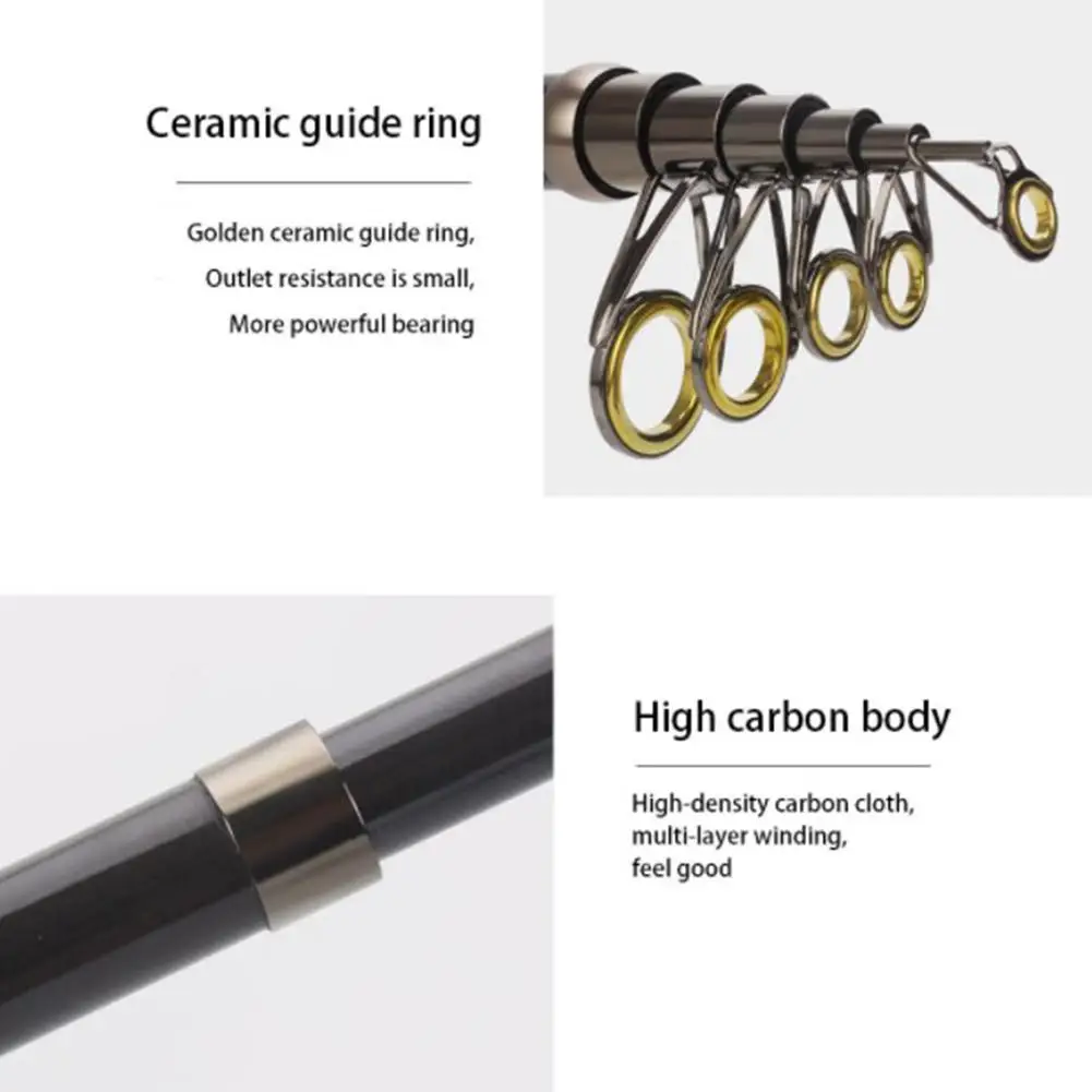 Рыболовная удочка с дальним радиусом действия для морской приманки карбоновая 1