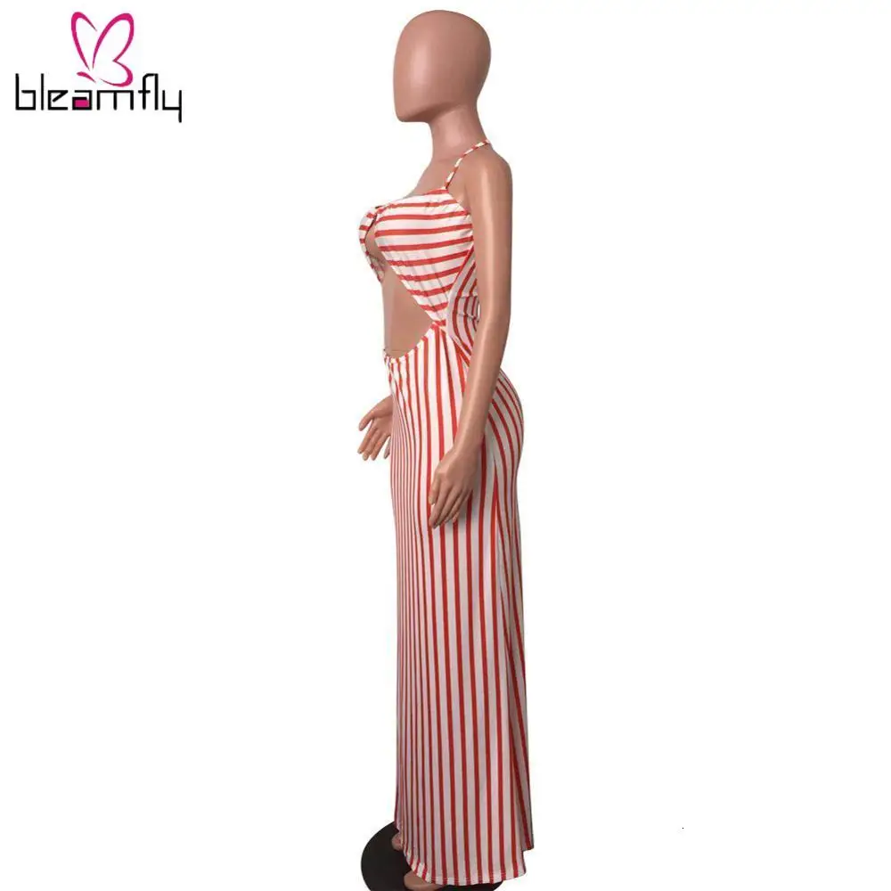 Новинка женское летнее платье с бретельками на шее без рукавов вырезами открытая