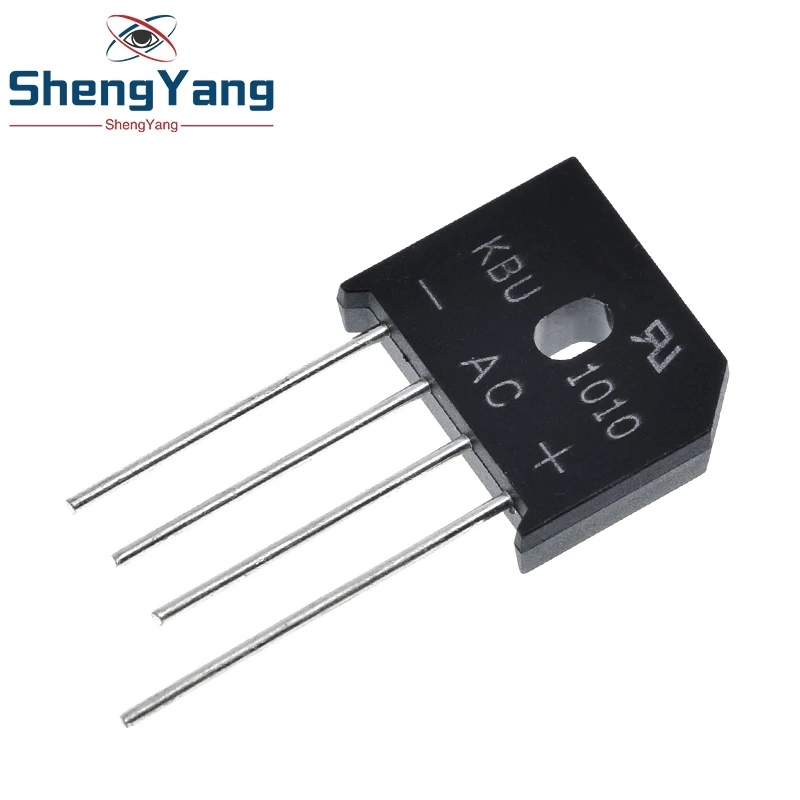5 шт./лот KBU1010 KBU 1010 10A 1000V ZIP диодный мост выпрямительный диод Новый|Выпрямители| |