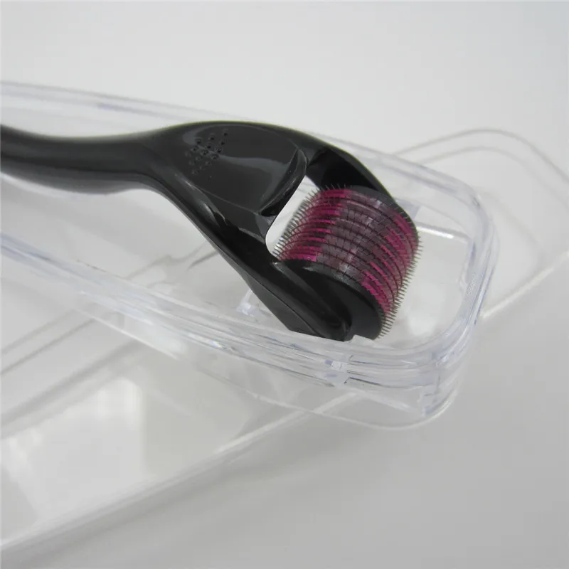 Microneedle Facial Roller Titanium Mezoroller Derma Roller 540 Needles Microniddle Roller Professional Hair-loss Treatment Tool