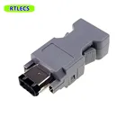 1 шт. гнездовой разъем 6 Pin firewire IEEE 1394 для Yaskawa для Серводвигатель Panasonic кодировщик 6 P SM-6E крест Molex 54280-0609