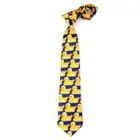 В стиле хип хоп для мужчин женщин желтого цвета с рисунком утки галстук-бабочка имитация шелка для костюмированной вечеринки вечерние деловые галстуки для костюма нашейные аксессуары шоу свадебные аксессуары