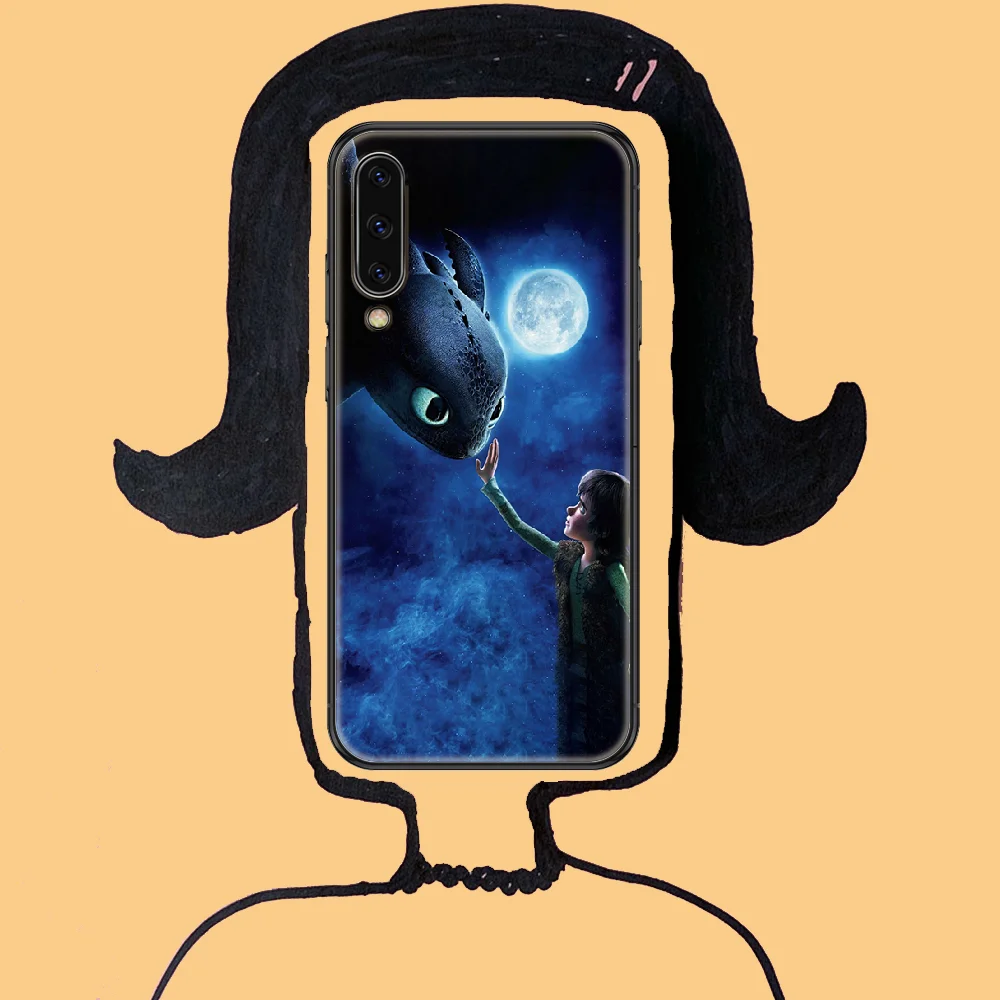 

Cute How to Train Cartoon Your Dragon Phone case For Samsung Galaxy A 3 5 7 8 10 20 21 30 40 50 51 70 71 E S 2016 2018 4G black