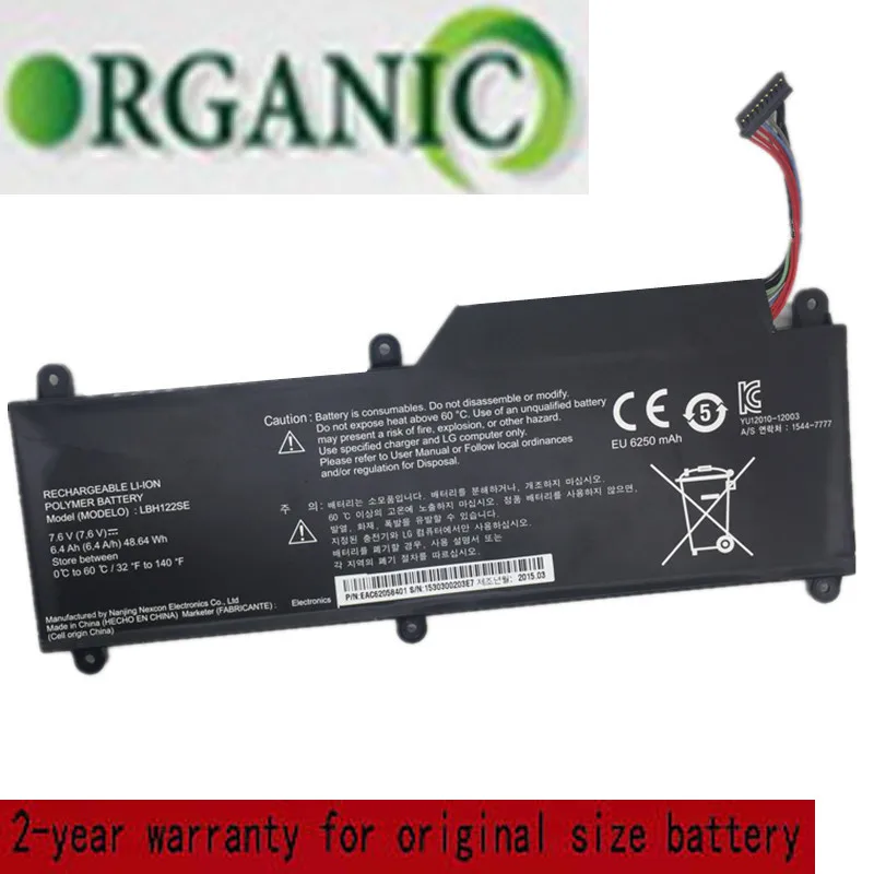 

7.6V 6.4AH 48.64wh LBH122SE Laptop Battery For LG U460 U460-G U460-K.AH50K AH5DK U460-M.AFB5L Tablet