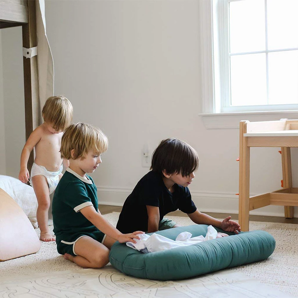 Новый дизайн детская кроватка гнездо и моющийся шезлонг для детей хлопковая