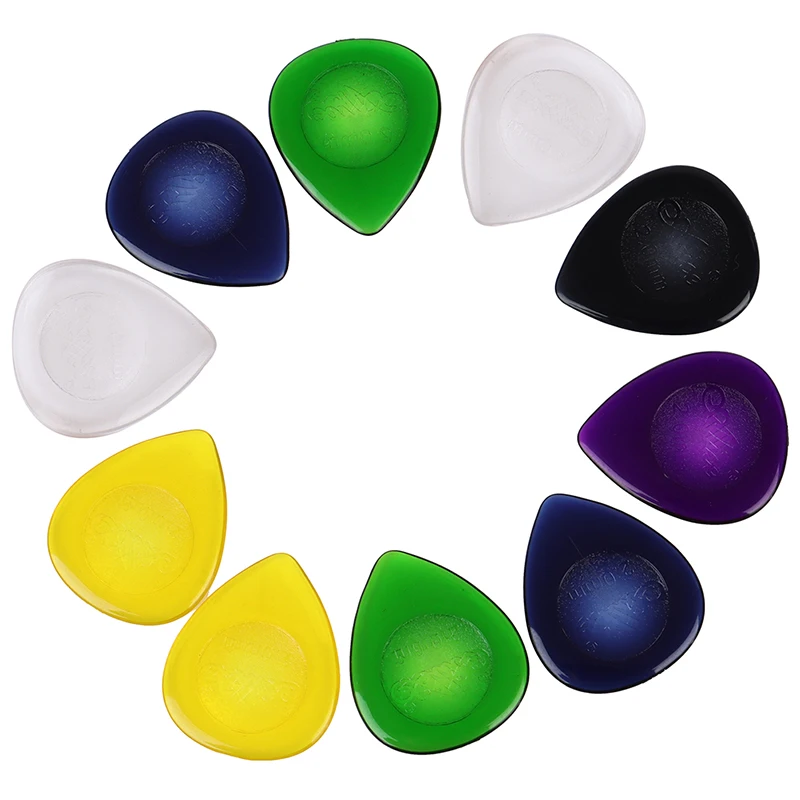 10 stücke elektrische gitarre pick akustische musik picks plektrum 1mm 2mm 3mm dicke gitarre zubehör farbe zufällig free global shippin