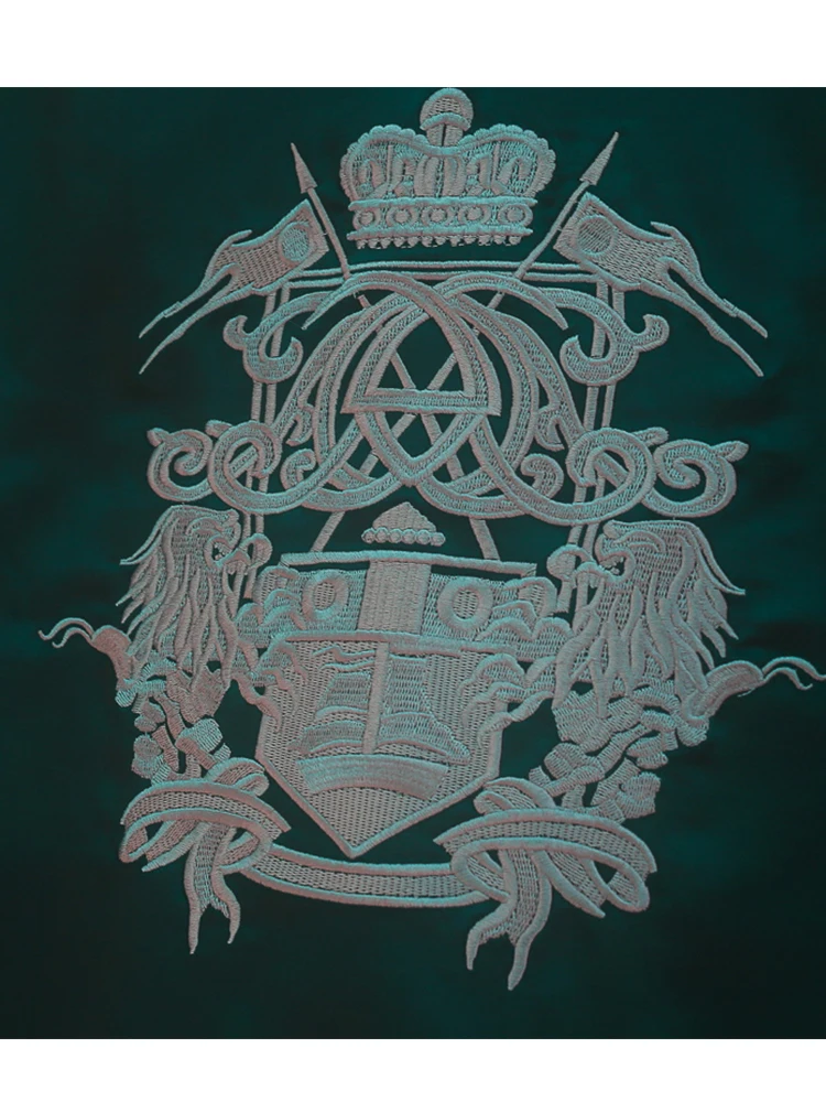 

Heavy Craft 200,000 Needles Embroidery Pattern Satin Suit Jacket Women Autumn Pajamas Wind Loose Trends Joker Suits Thin