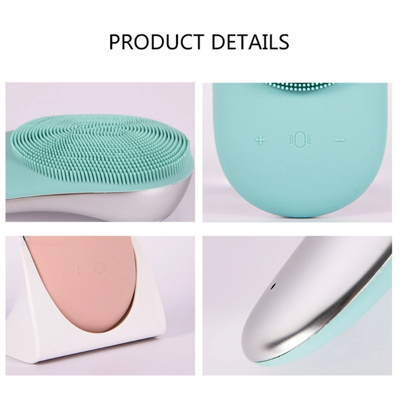Электрическая ультразвуковая Очищающая щетка для лица с 3 режимами работы
