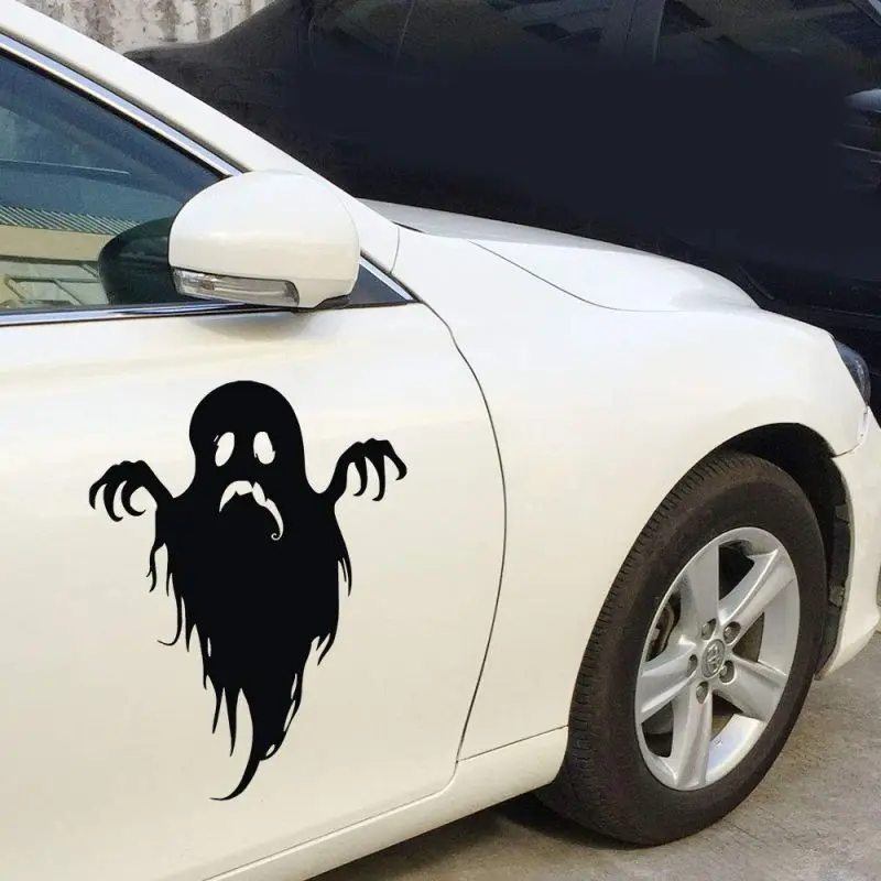 Интересный стиль автомобиля декор призрака на Хэллоуин автомобильная наклейка