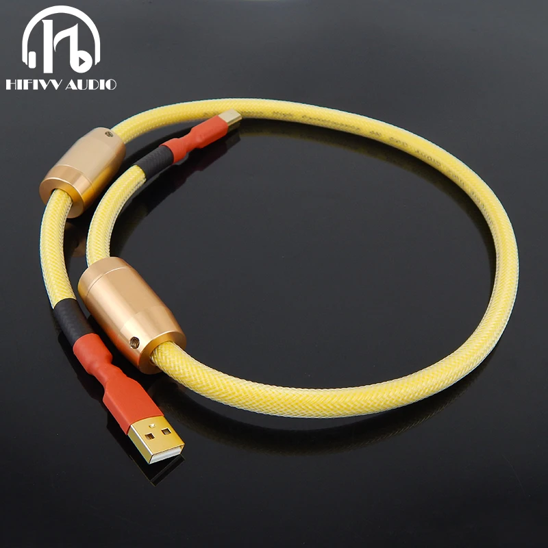 HiFi аудио усилитель Высокое качество 4N OFC кабель Кабель USB для принтера Цифровой