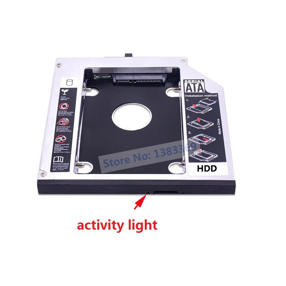 NIGUDEYANG 2nd SATA HDD SSD жесткий диск Caddy адаптер для IBM Lenovo ThinkPad W510 W520 W530 | Компьютеры и офис