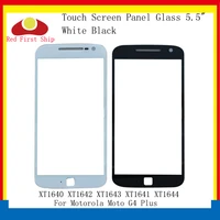 10pcslot touch screen for motorola moto g4 plus xt1640 xt1642 xt1643 xt1641 xt1644 touch panel front outer lcd glass lens