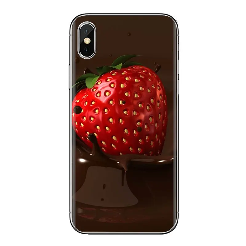 Strawberry Water Splash Wallpaper Phone Skin Cover For Huawei Nova 2 3 2i 3i Y6 Y7 Y9 Prime Pro GR3 GR5 2017 2018 2019 Y5II Y6II |
