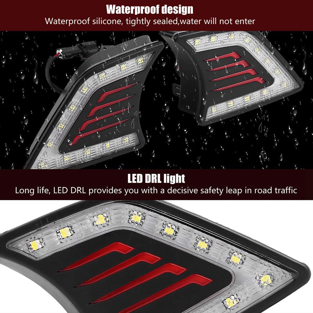 1 комплект DRL для Тойоты Hilux Vigo 2012 ~ 2014 светодиодный Дневной светильник
