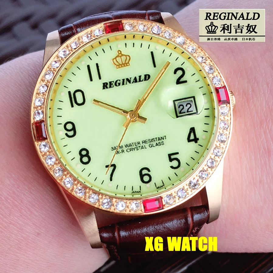 Новинка 2019 светящиеся Мужские часы с кожаным ремешком модные повседневные