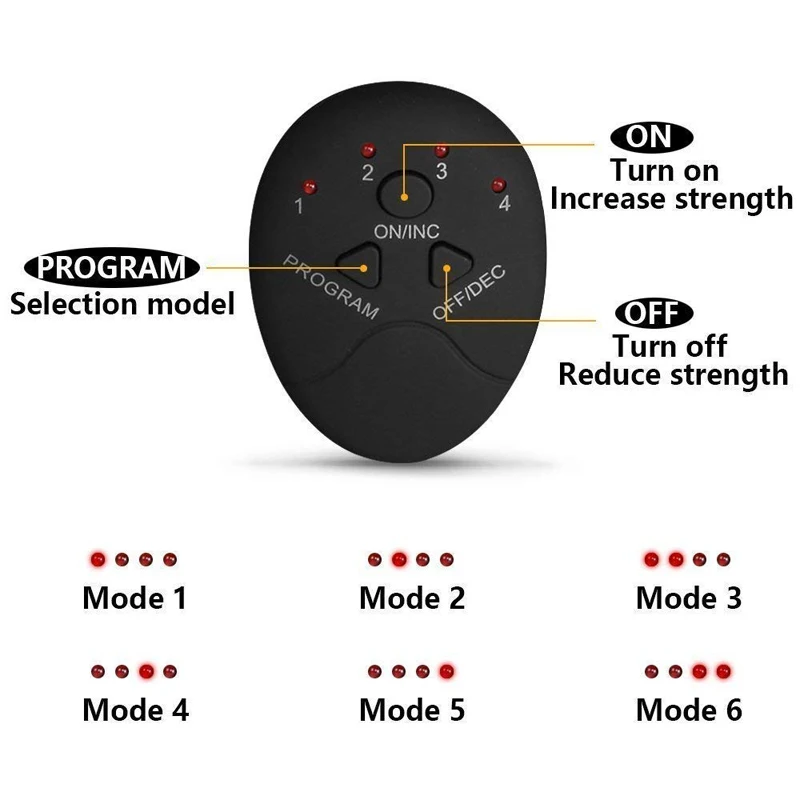 

Electric Muscle Massager Stimulator ems Wireless Smart Abdominal Patch Fitness Equipment ABS Fitness Body Slimming Massager