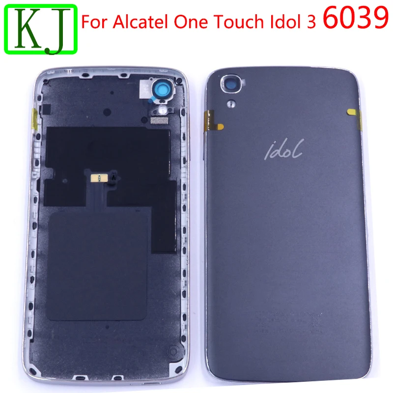 Задняя крышка для аккумулятора 6039 для Alcatel One Touch Idol 3 6039A 6039K 4,7 ''задняя крышка чехол для аккумулятора
