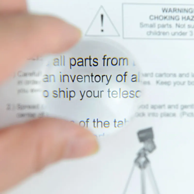 Оптическое стекло с фокусным расстоянием 120 мм лупа выпуклой линзой 1 шт. 40 |