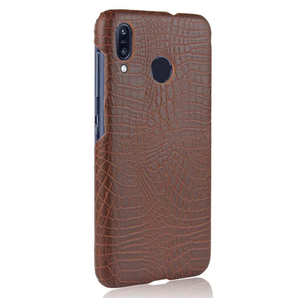 Чехол для ASUS Zenfone Max (M1) ZB555KL защитный чехол из крокодиловой кожи противоударный |