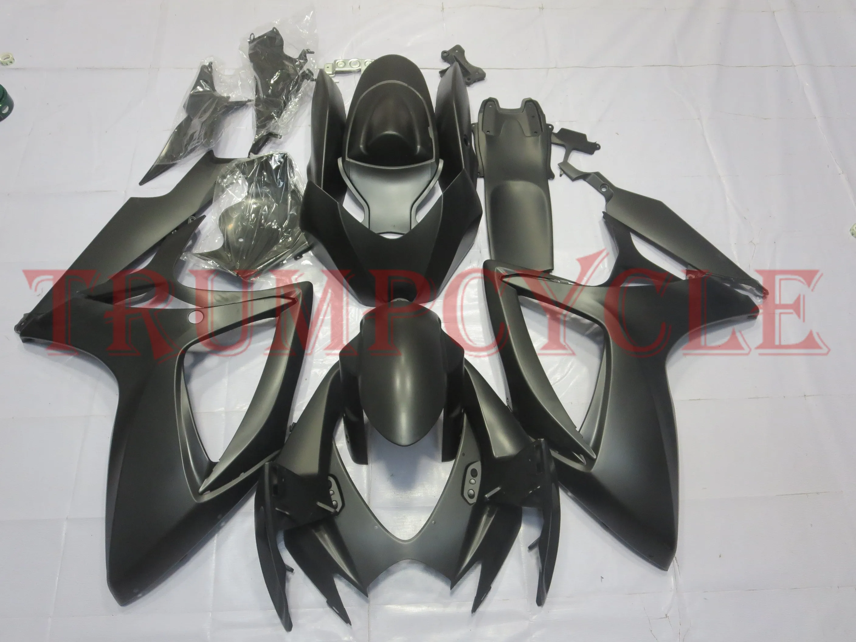 

Вторичный рынок, комплект обтекателей для кузова Мотоцикла SUZUKI GSXR 600 750 2006 GSX-R 2007 600 K6 06 07, матовый черный