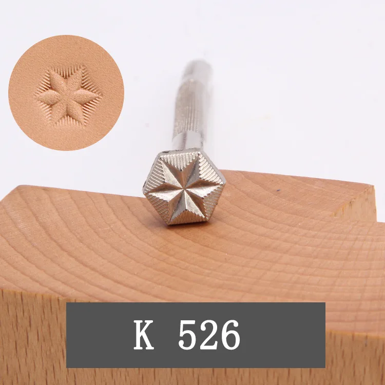 Новые узоры печать для кожи инструменты металлические штампы для кожи ремесло работы кожи из натуральной воловьей кожи вырезка узор цветок Тотем - Цвет: K 526
