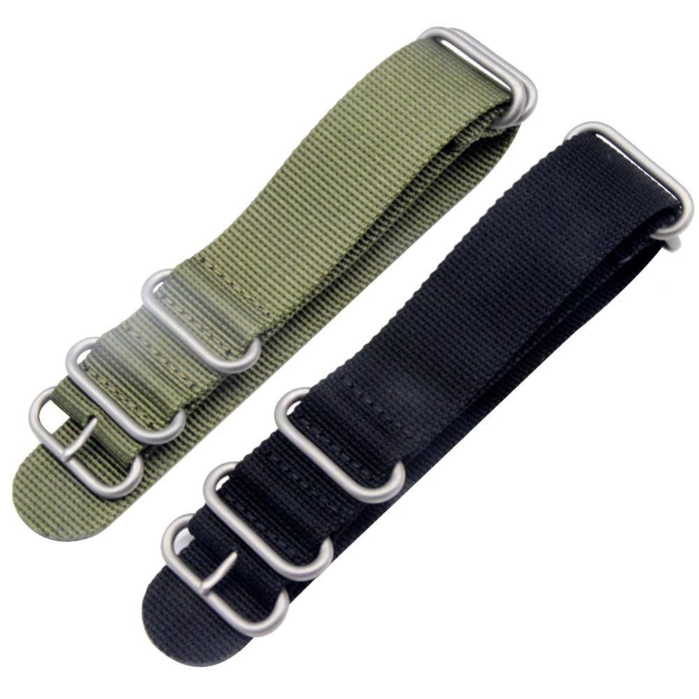 Ремешок Gosear для наручных часов 26 мм сменный плетеный нейлоновый браслет с