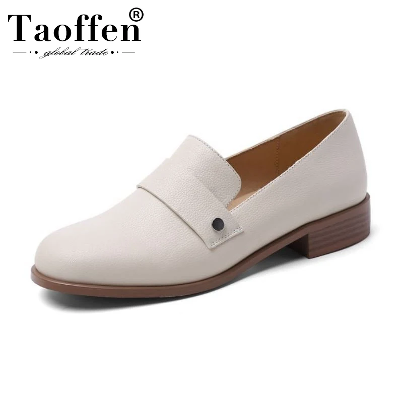Женские классические туфли лодочки Taoffen офисные повседневные из натуральной