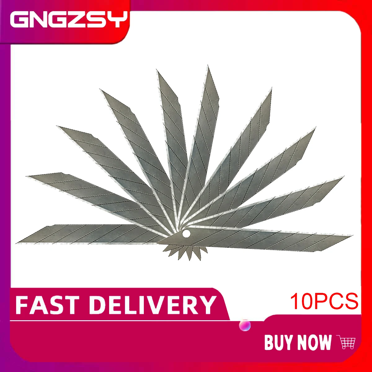 10 шт. сменные лезвия для ножа из легированной стали | Автомобили и мотоциклы