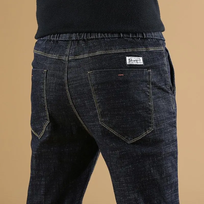 Men's Jean 2023 Harem Pant Men Pants Harajuku Streetwear Jeans Cotton Casual Denim Hip Hop Sweatpants Male Trousers 28-38 Y354