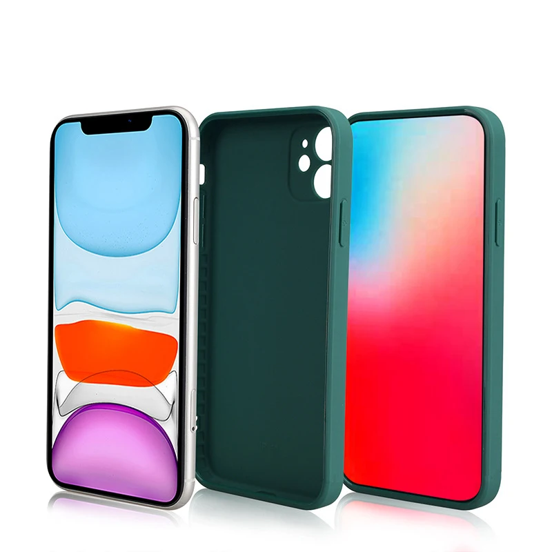 love heart tpu phone case for iphone 11 12 pro max x xr xs max 7 8 plus se 2020 candy color original liquid soft silicone cover free global shipping