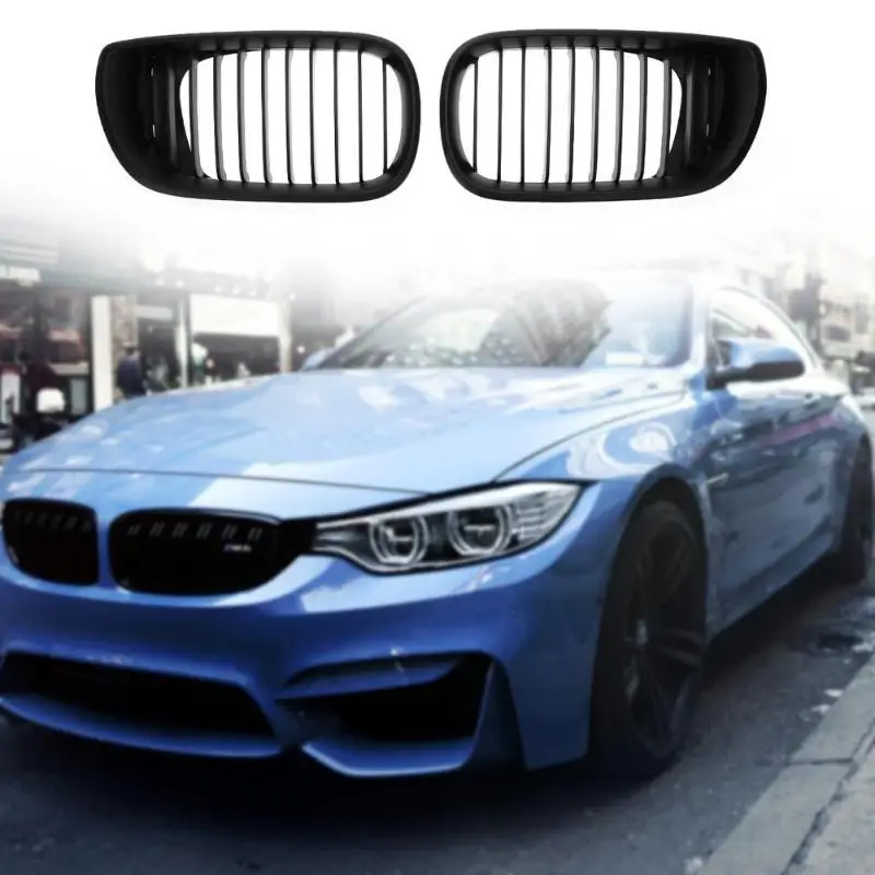 1 пара Передняя почечная решетка ABS автомобильные гоночные решетки для BMW 3 серии