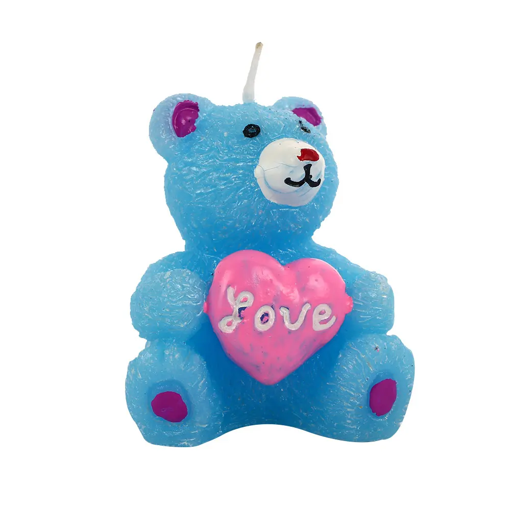 Парафин Bougie Bear LOVE подарок экологическое украшение дома атмосфера День Святого