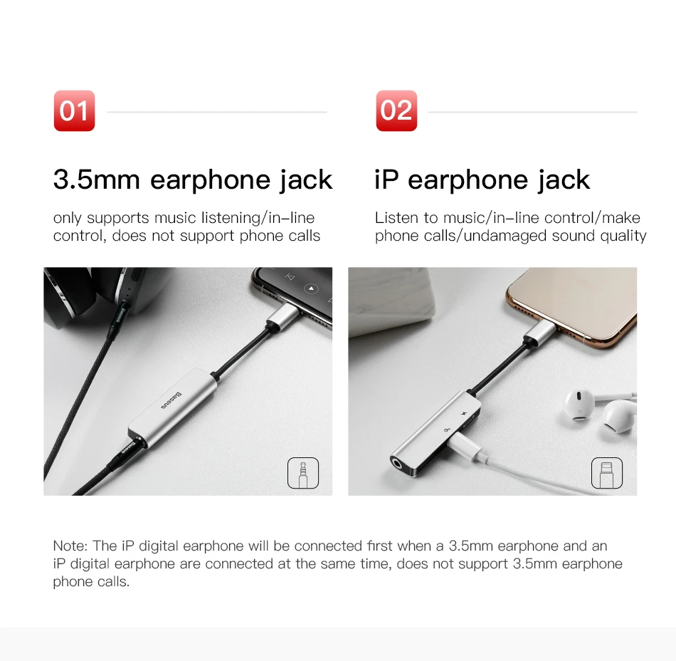 Baseus 2 в 1 для Apple Lightning до 3,5 мм разъем для наушников адаптер аудио Зарядка конвертер для iPhone xs xr 8 7 6s 5S 11 зарядное устройство