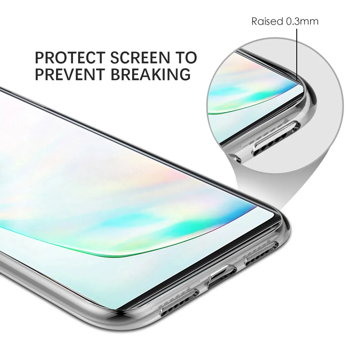 Чехол для Samsung Galaxy S20 Plus силиконовый тонкий мягкий Прозрачный ударопрочный чехол