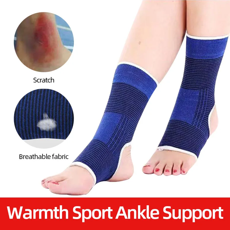 

Эластичный компрессионный фиксатор для голеностопа, трикотажный, теплый, с рукавами Защита от растяжения, для мужчин и женщин, для фитнеса